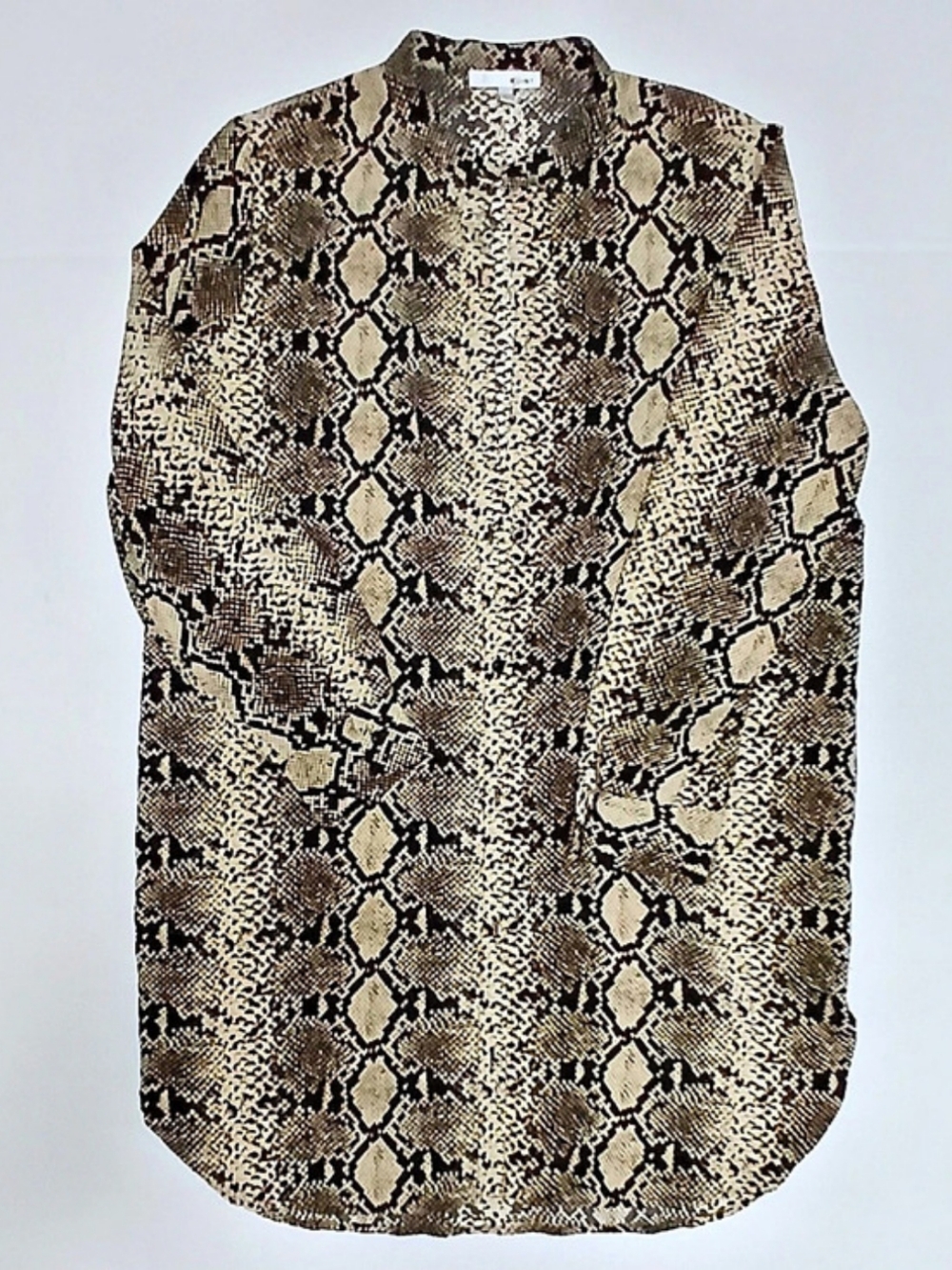 DKNY Snake Print Button Down Size Large Like New